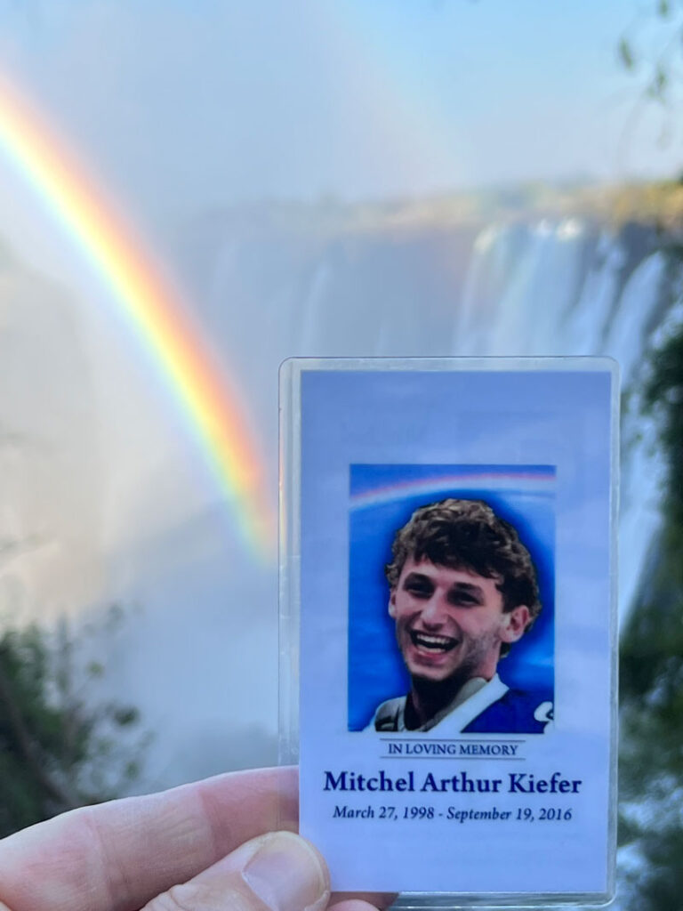 Mitchel was killed by a distracted driver