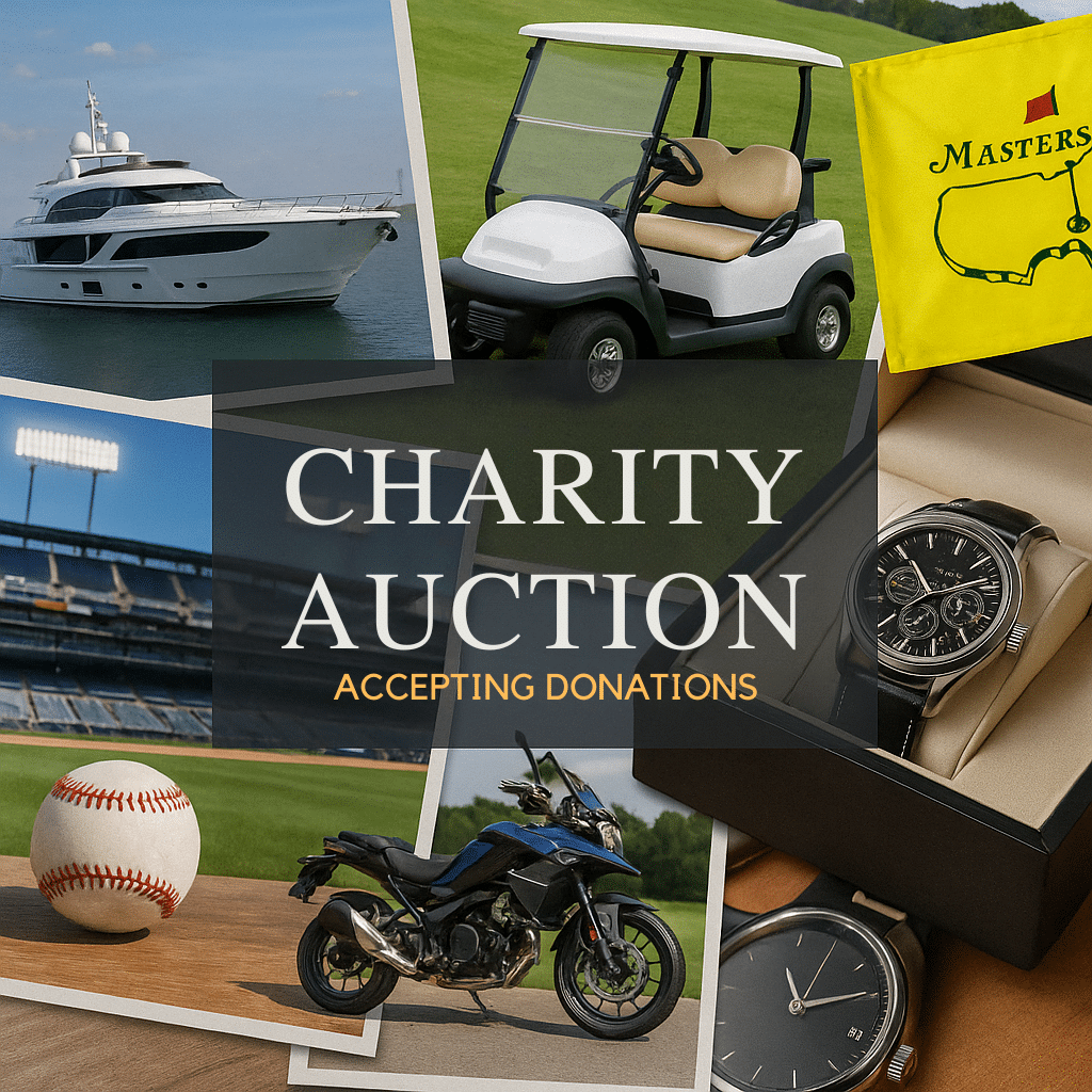 LIVE AUCTION ACCEPTING DONATIONS
