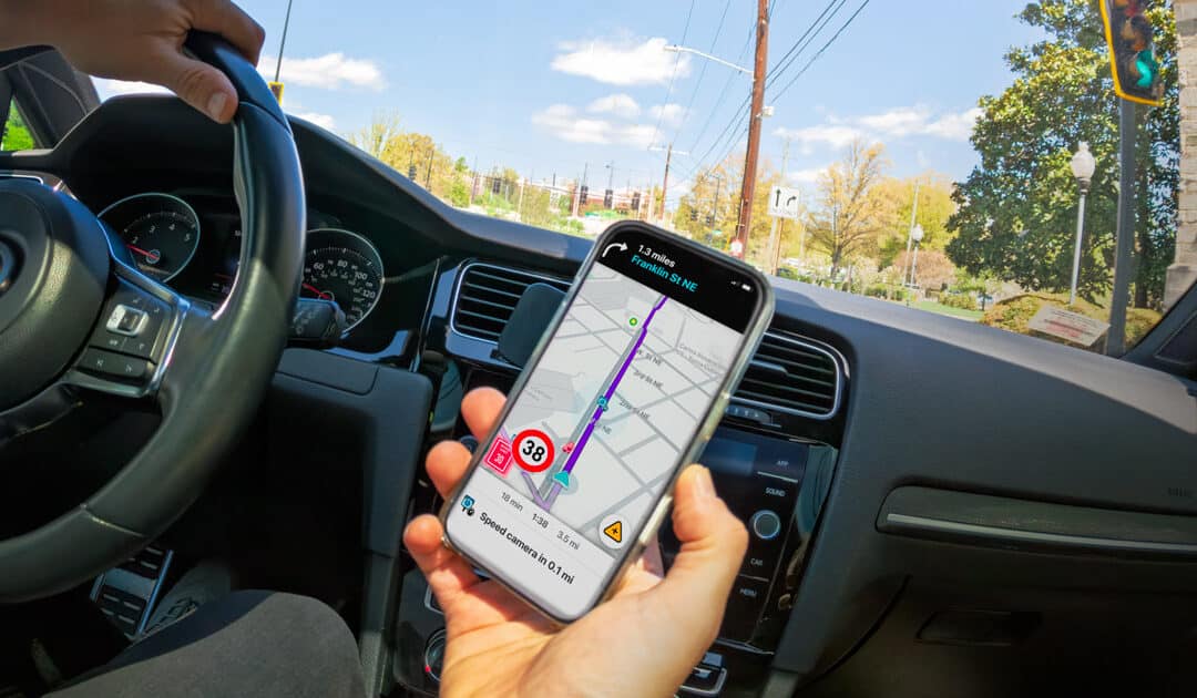 distracted driving holding phone while driving